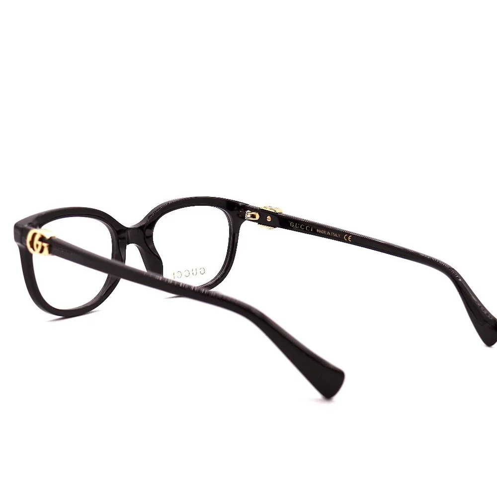 NEW GUCCI GG1075O 001 BLACK AUTHENTIC EYEGLASSES FRAME RX 48-19 - Picture 6 of 12